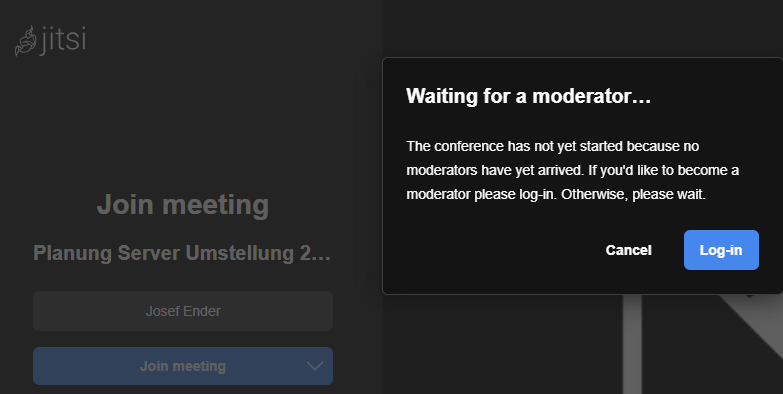 Meeting Starten Meeting Starten